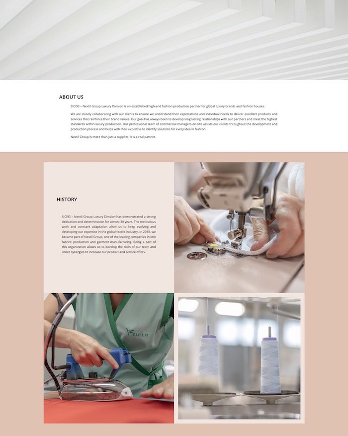Crear Página Web Madrid | Diseño Web a Medida Proyecto Nextil Luxury